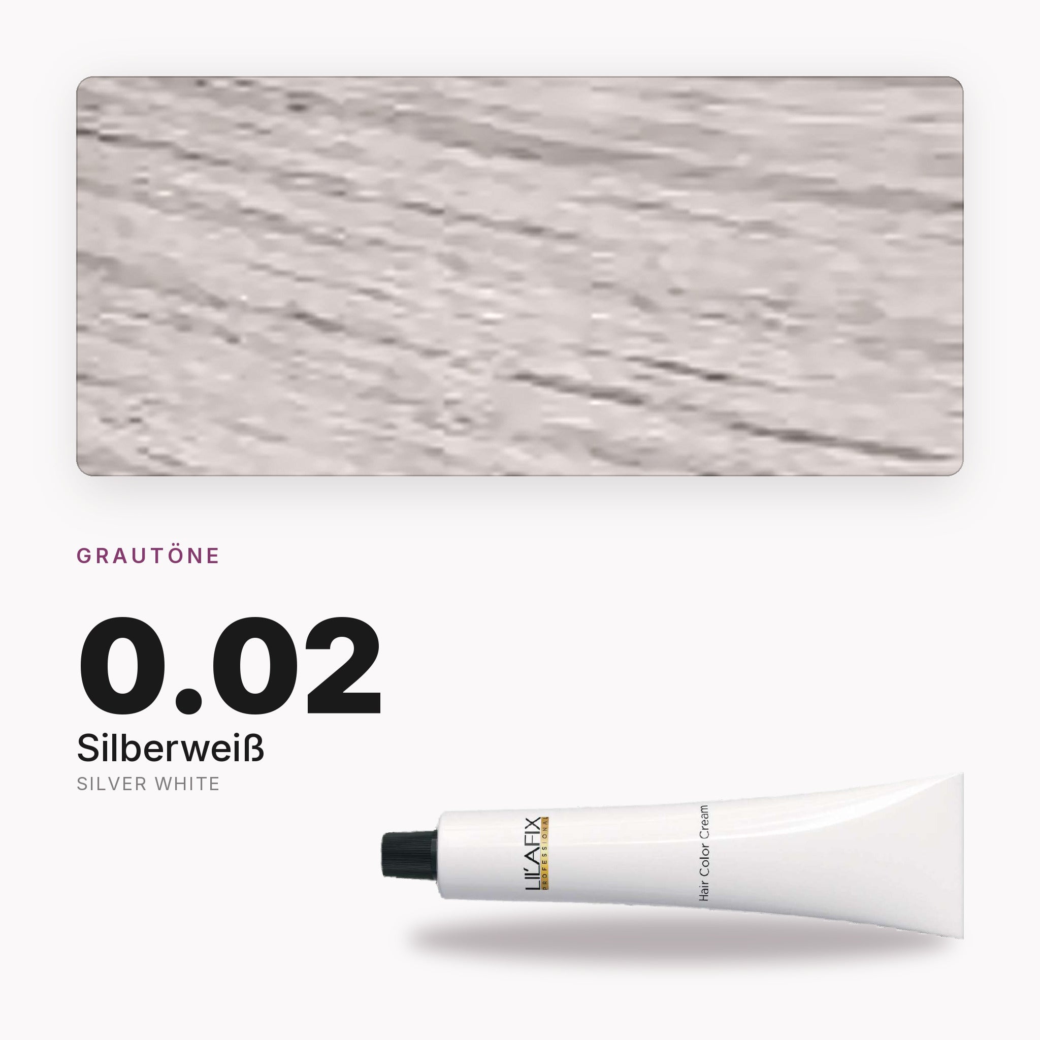 Lilafix 0.02 Silberweiß — Farbton