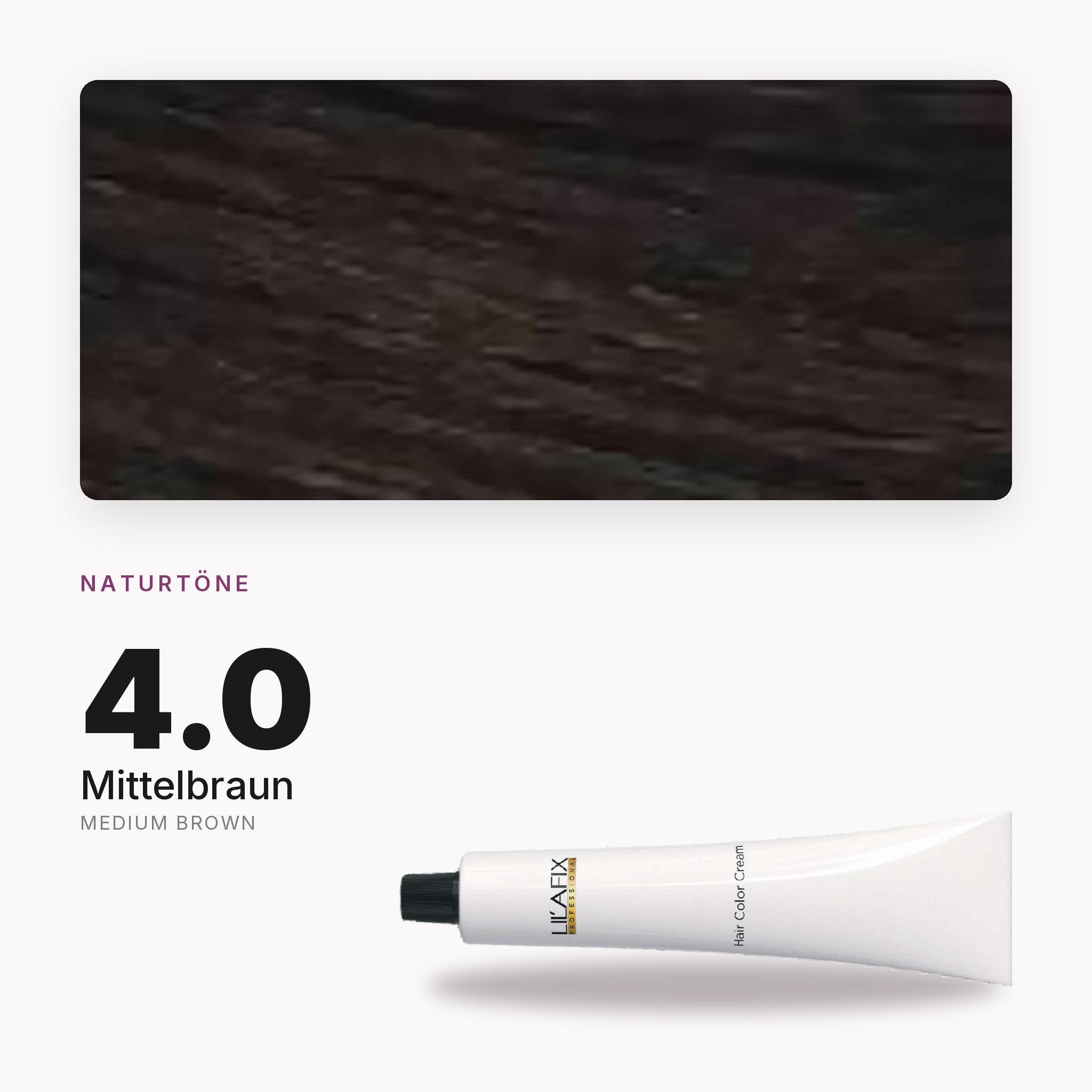 Lilafix 4.0 Mittelbraun — Farbton