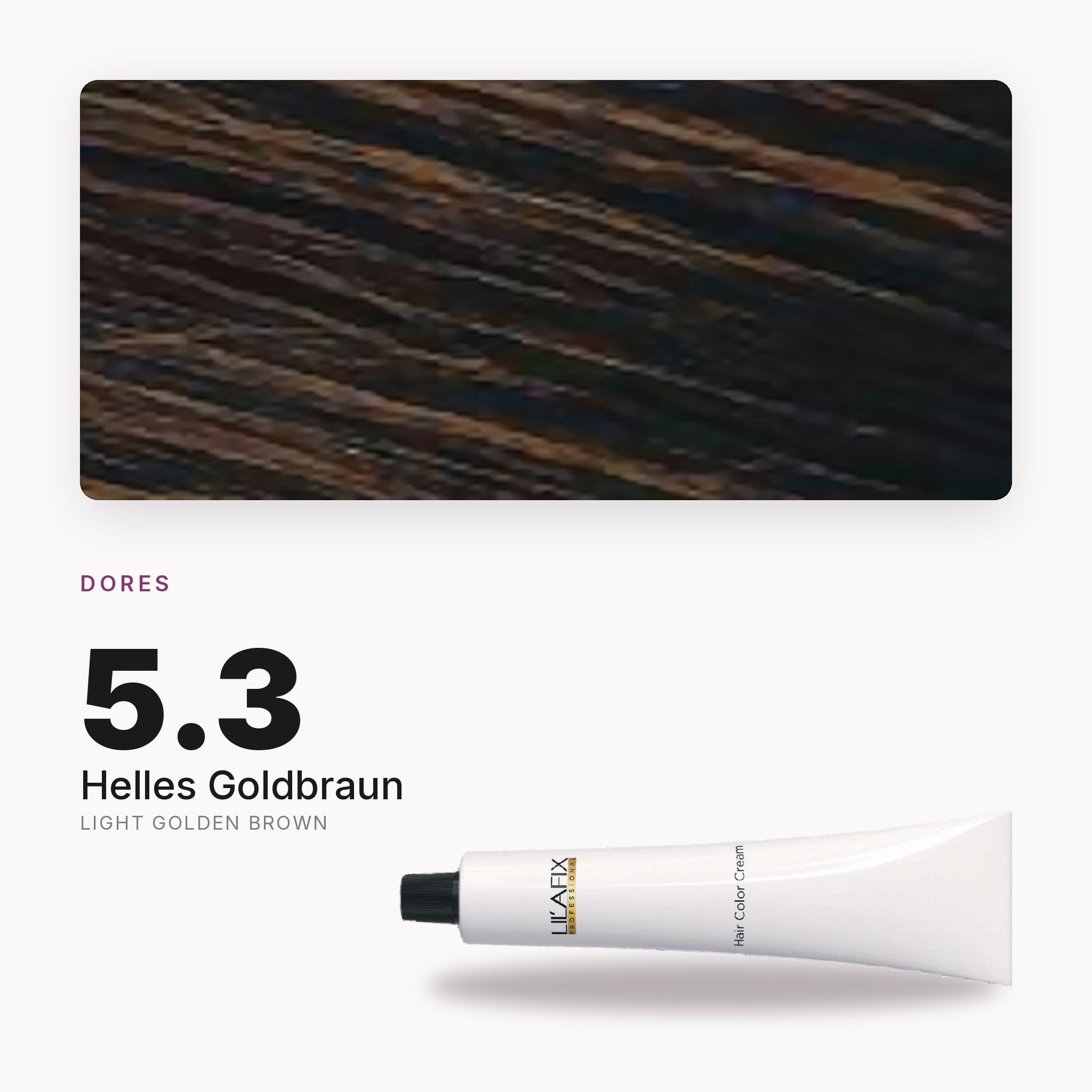 Lilafix 5.3 Helles Goldbraun — Farbton