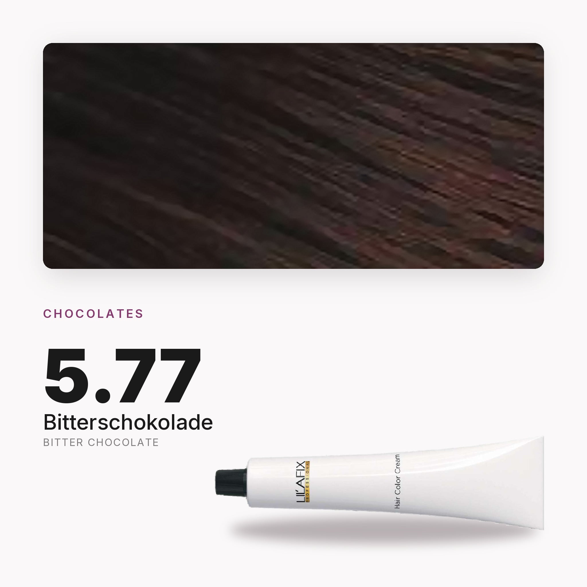 Lilafix 5.77 Bitterschokolade — Farbton