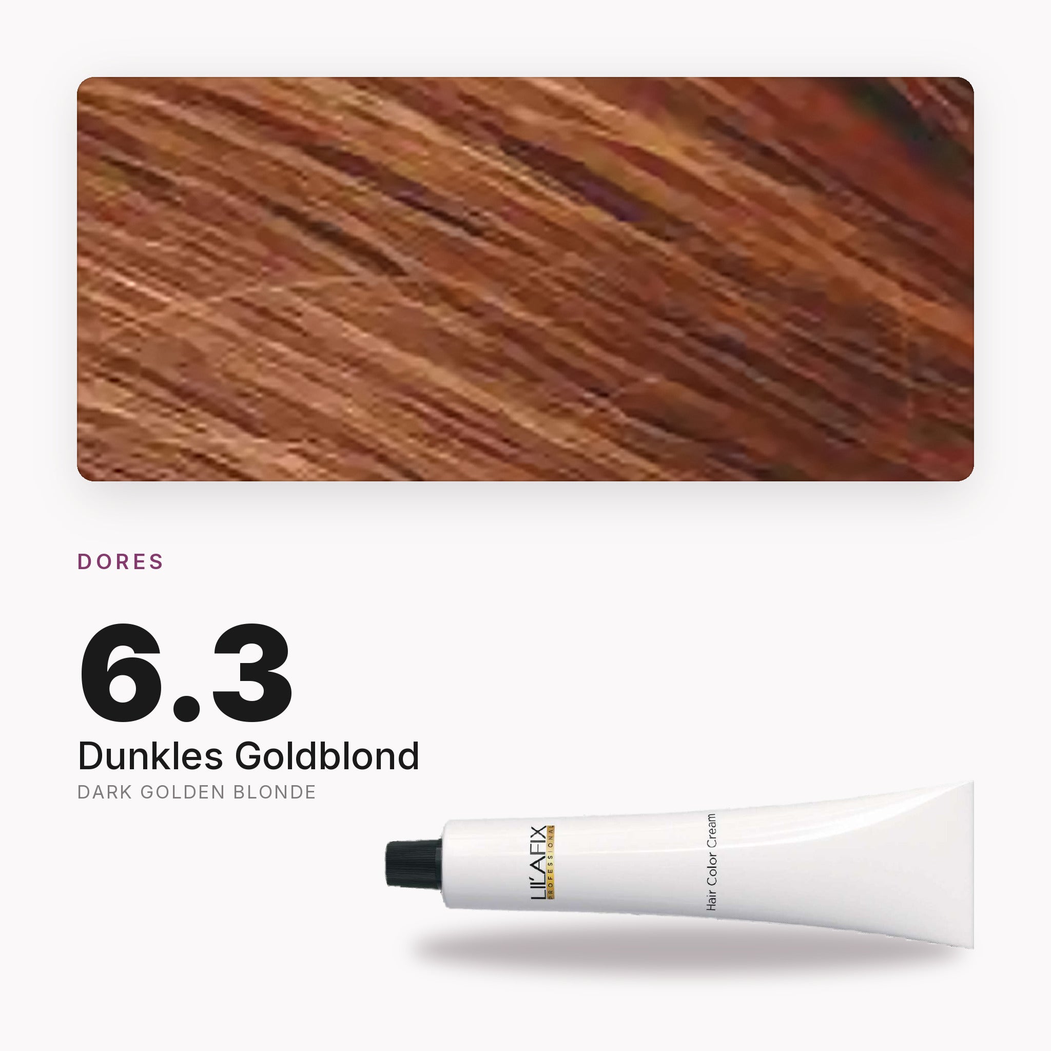 Lilafix 6.3 Dunkles Goldblond — Farbton