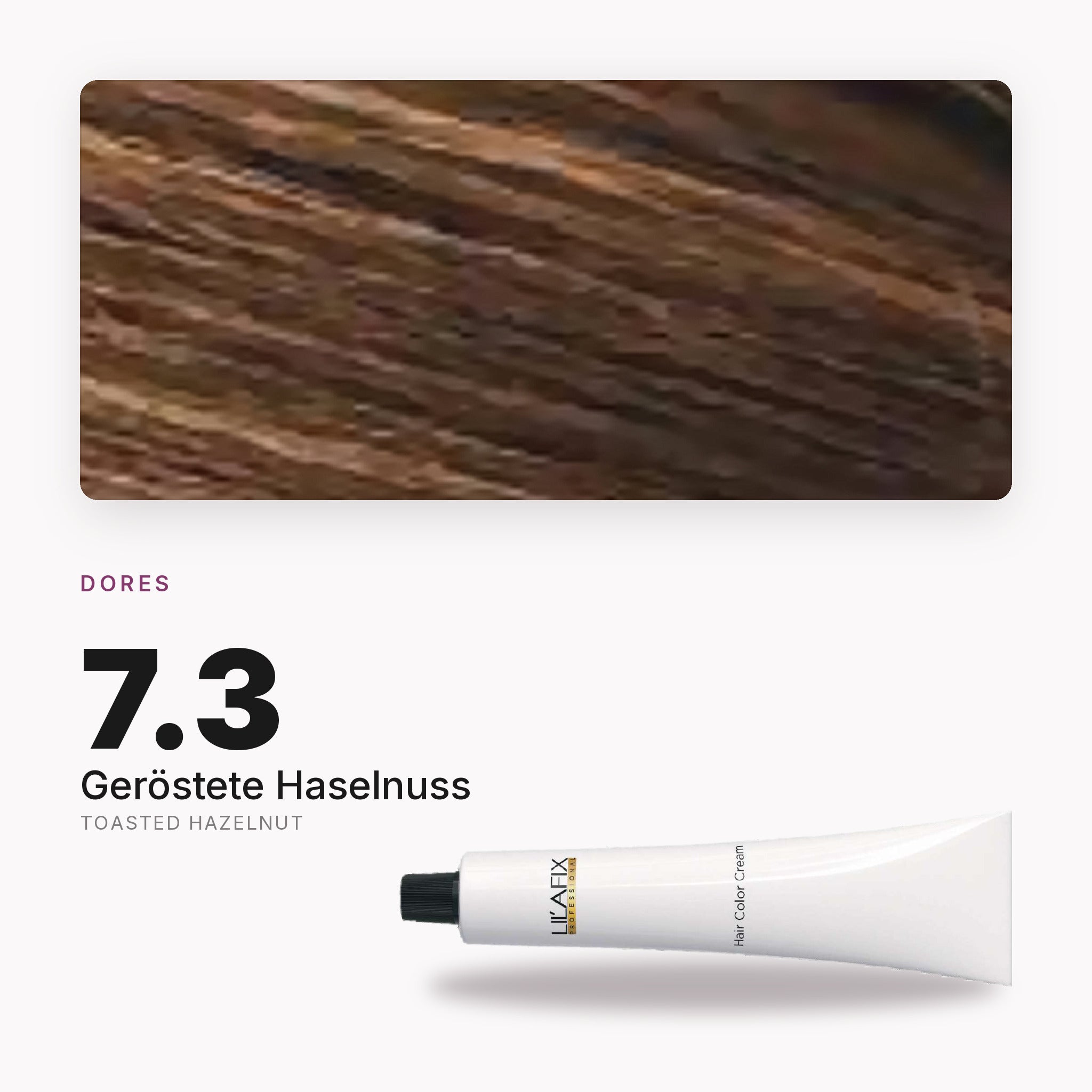 Lilafix 7.3 Geröstete Haselnuss — Farbton