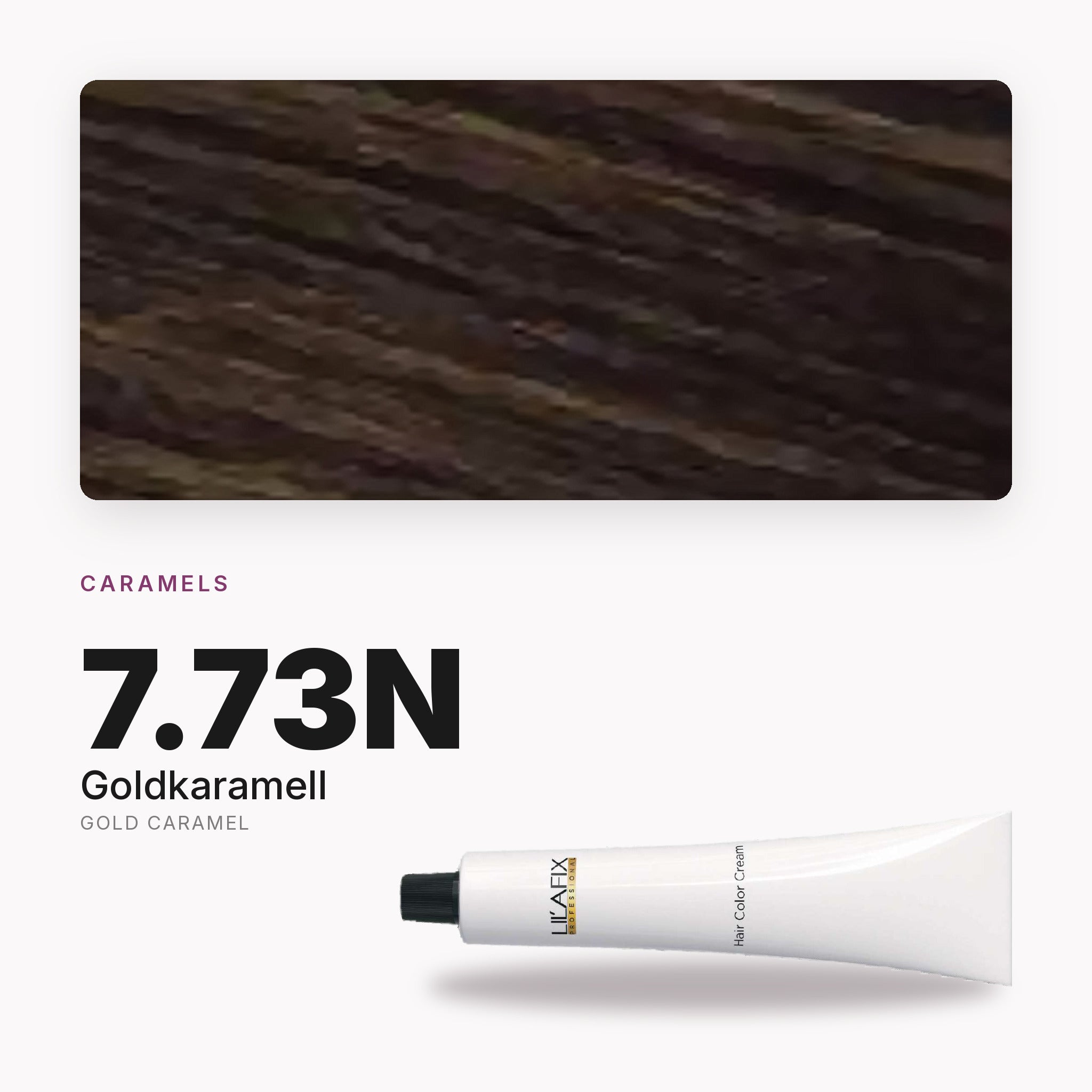 Lilafix 7.73N Goldkaramell — Farbton