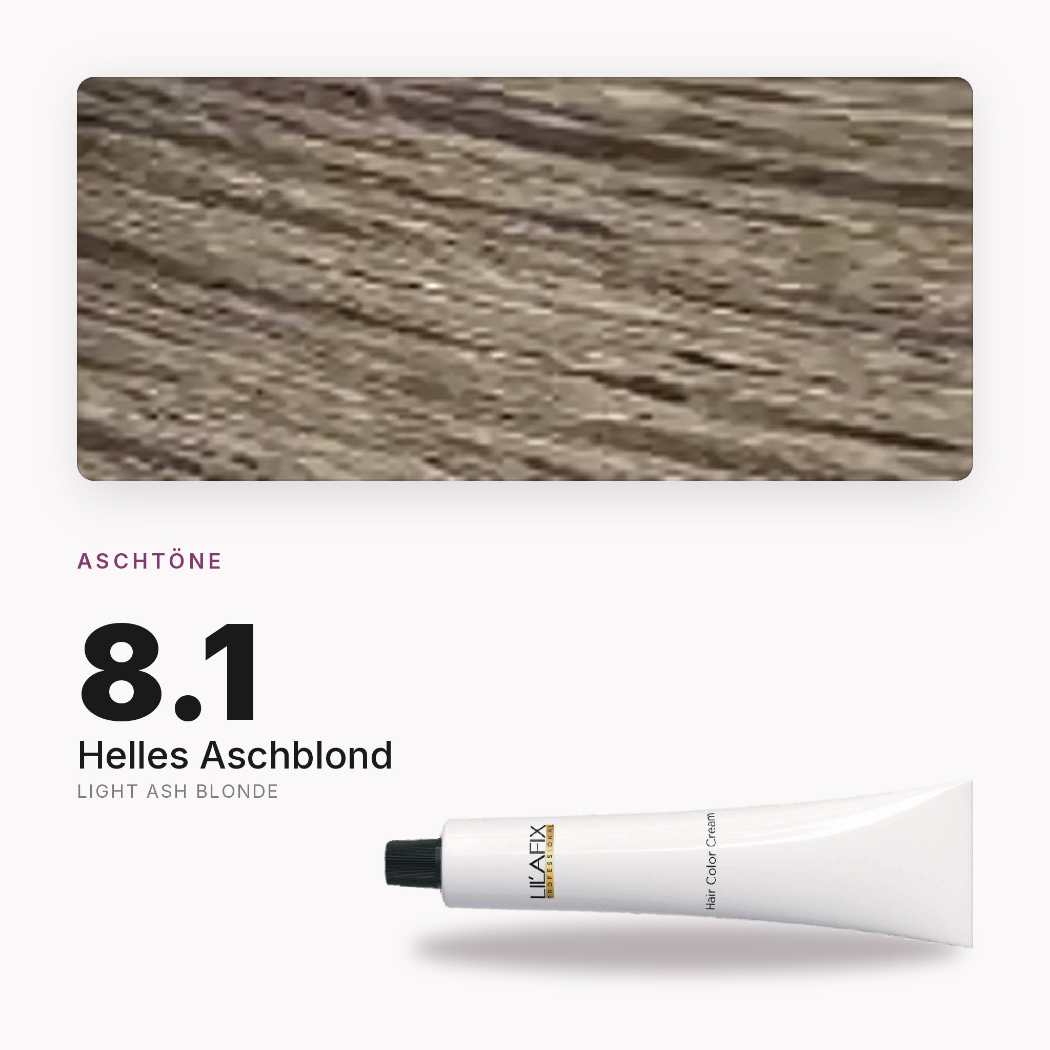 Lilafix 8.1 Helles Aschblond — Farbton