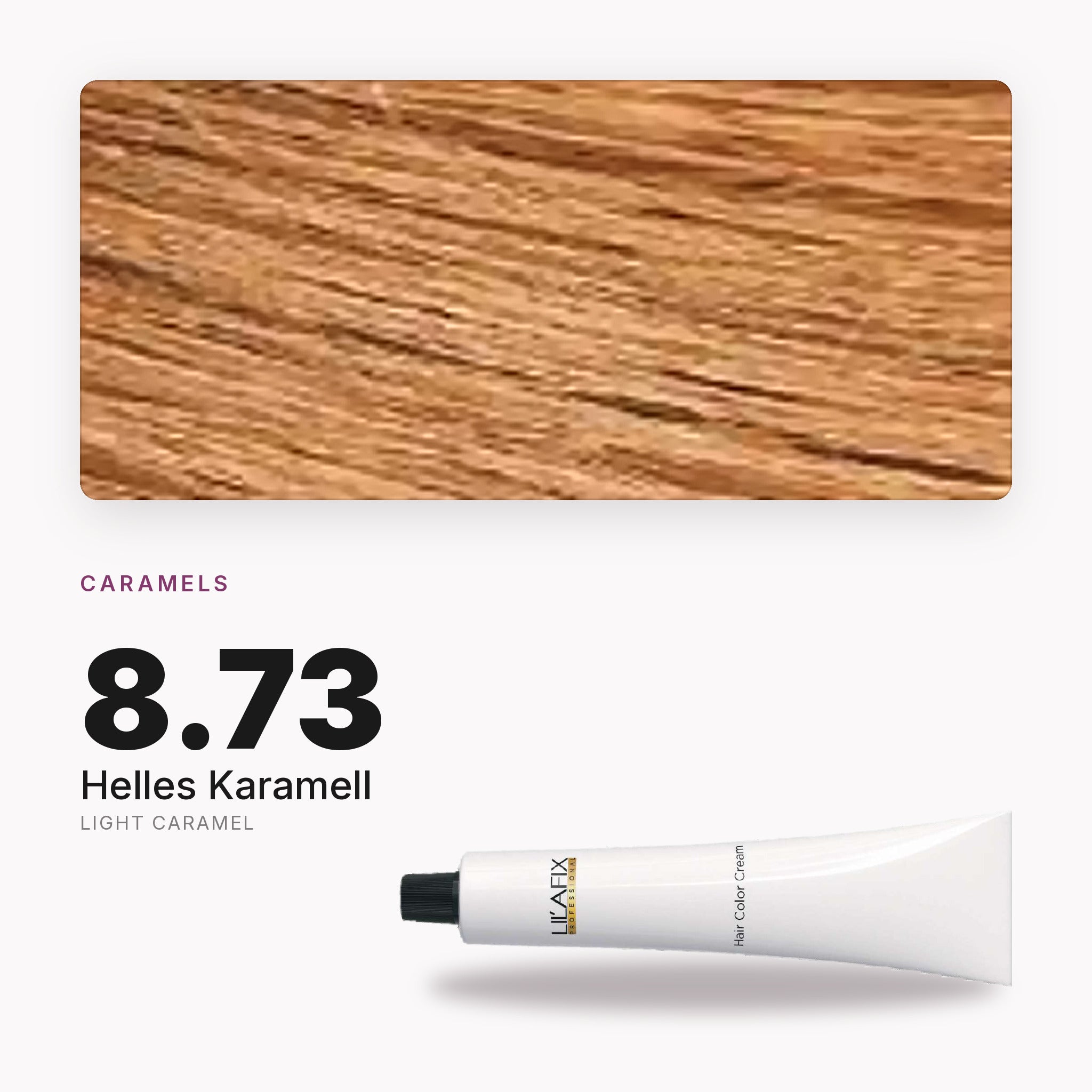 Lilafix 8.73 Helles Karamell — Farbton