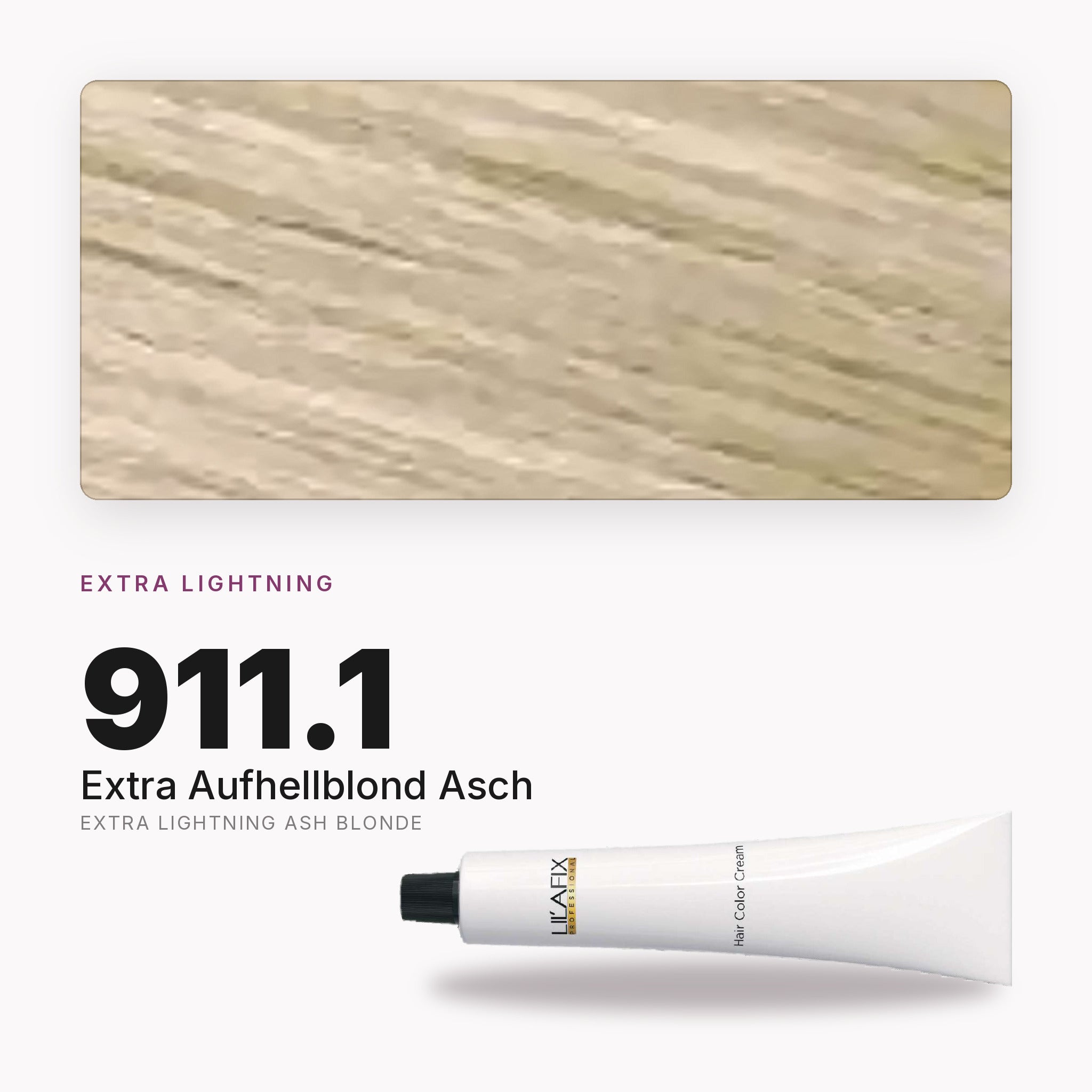 Lilafix 911.1 Extra Aufhellblond Asch — Farbton